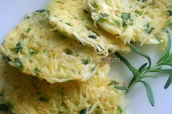 菠菜面线煎