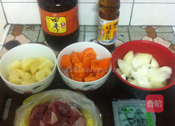 马铃薯炖肉的做法图解1