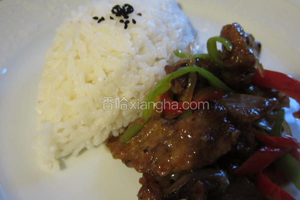双椒蚝油沙朗牛肉