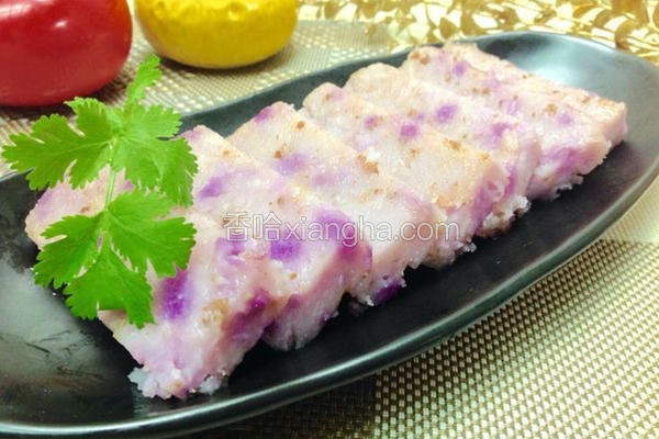 紫色山药糕