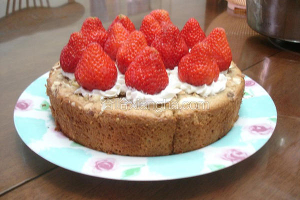 草莓香蕉蛋糕