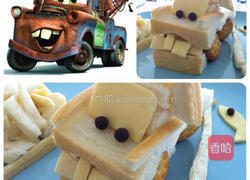 吐司变成车的做法图解6