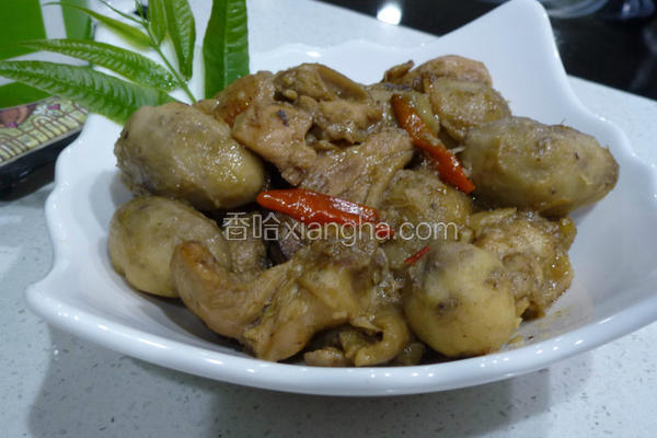 芋艿酱烧鸡腿
