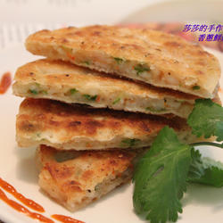 香葱鲜虾饼的做法[图]