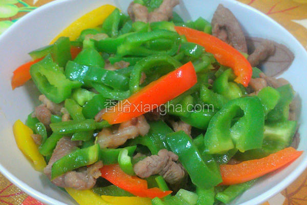 青椒炒肉丝