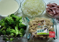 焗烤青花海鲜菇的做法图解3