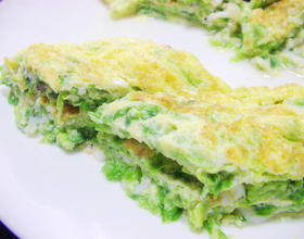 吻仔鱼海菜烘蛋[图]