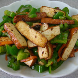 青椒炒豆干的做法[图]