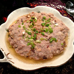 土鱿马蹄蒸肉饼的做法[图]