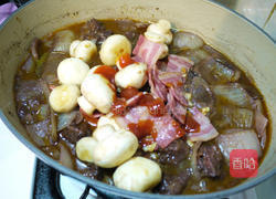 勃根地红酒炖牛肉的做法图解6