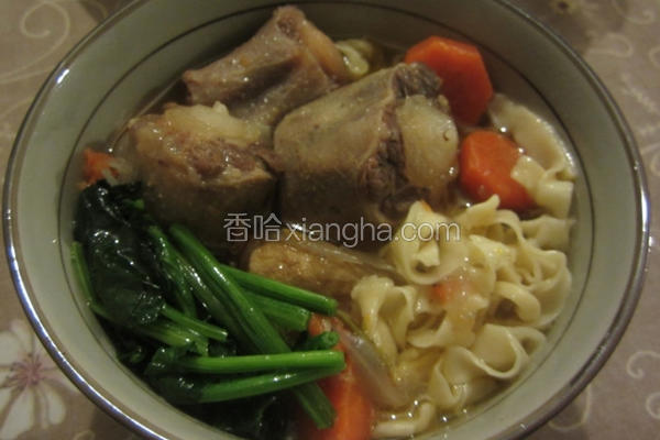 清炖牛尾汤面