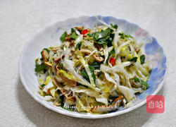 凉拌高丽菜的做法图解1