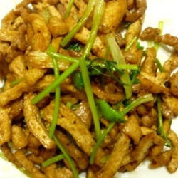 豆腐炒肉丝的做法[图]