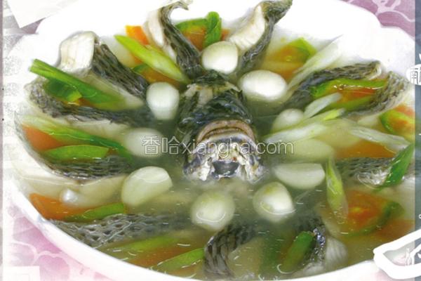 福寿蒜味鲷鱼汤