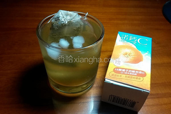 橙香绿茶