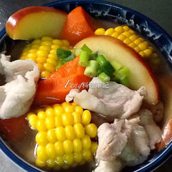 苹果玉米肉片汤的做法[图]