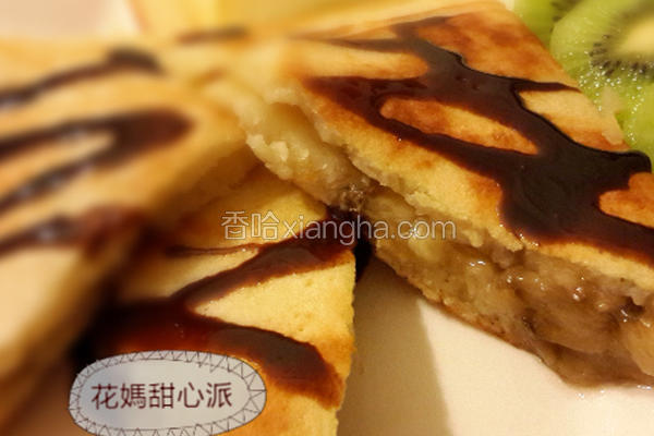 香蕉巧克力煎饼