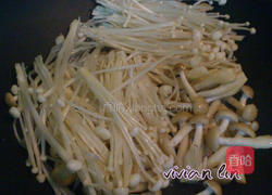 酱烧双菇的做法图解3