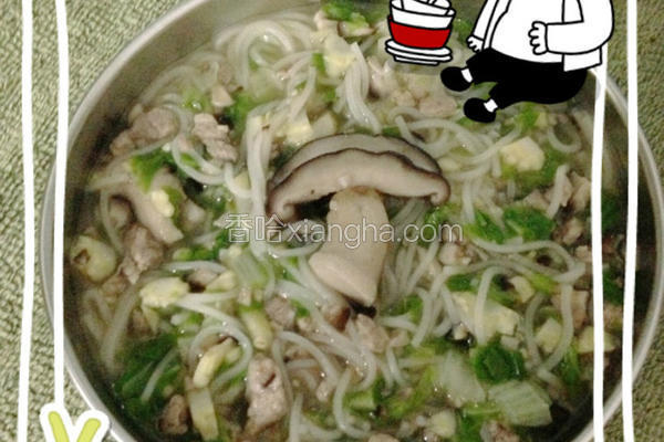 香菇汤面线