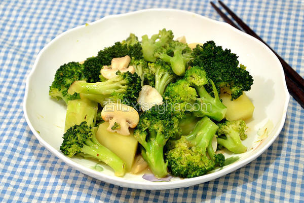 奶油蘑菇花椰菜