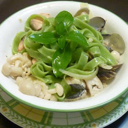 菠菜海鲜意大利面的做法[图]