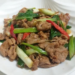 葱爆猪肉片的做法[图]