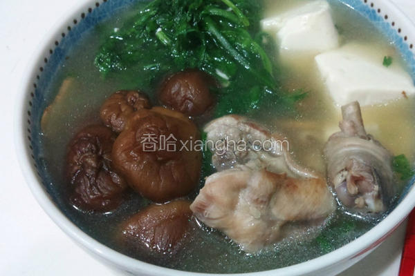 豆腐香菇鸡汤