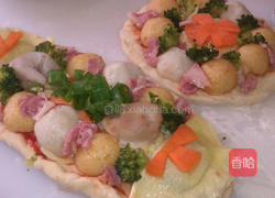 桂冠火锅料披萨的做法图解9