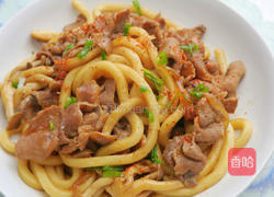 寿喜烧乌龙拌面的做法图解6