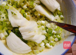 葱爆牛肉大坂烧的做法图解4