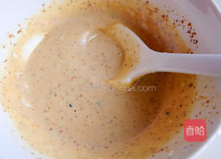 葱爆牛肉大坂烧的做法图解5