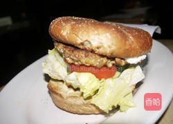 豆腐牛肉堡的做法图解6