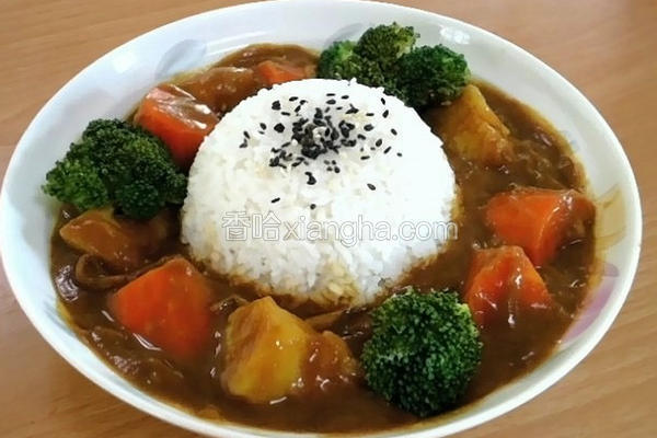 煮之巧克力咖哩饭