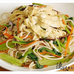素食豆包炒面的做法[图]