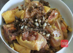 冬菜蒜味鲜鸡肉的做法图解4