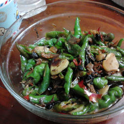 豆鼓炒青龙的做法[图]