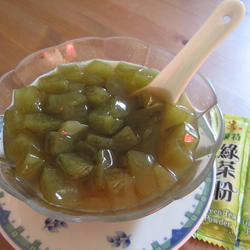 冬瓜绿茶魔芋冻的做法[图]