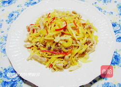 榨菜炒肉丝的做法图解7