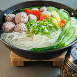 时蔬肉丸面的做法[图]