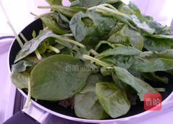 松子蘑菇菠菜饭的做法图解10