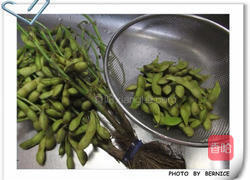 毛豆豆浆冷汤的做法图解1