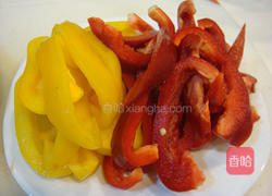 甜椒杏包菇的做法图解2