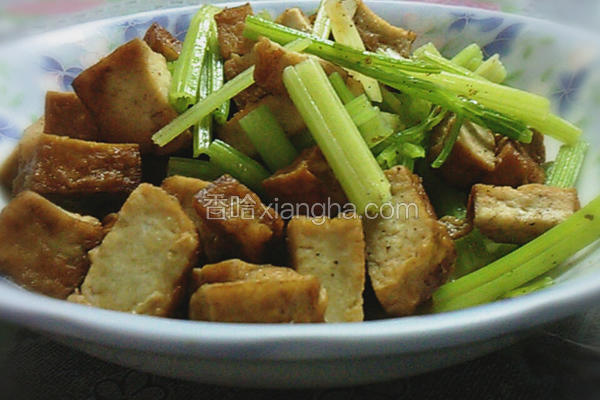 芹菜炒豆干