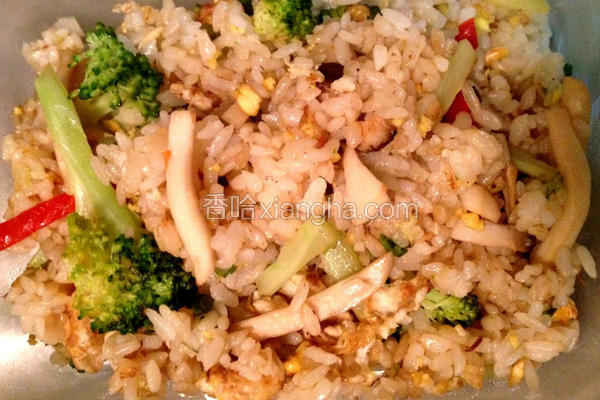 蔬食蛋炒饭