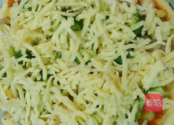 简易松饼粉披萨的做法图解4