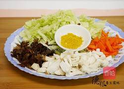 炒姜黄糙米饭的做法图解2