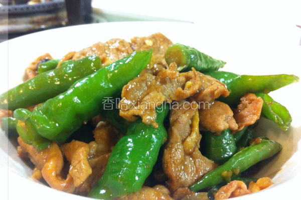 糯米椒炒肉片