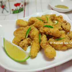 酥炸柠檬鸡柳条的做法[图]