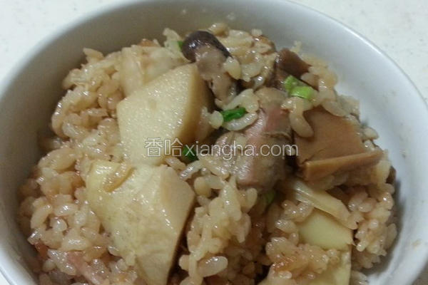 香笋鸡肉炊饭