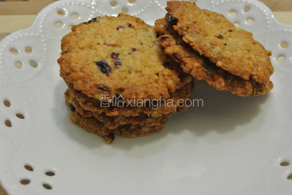 蔓越莓燕麦饼干